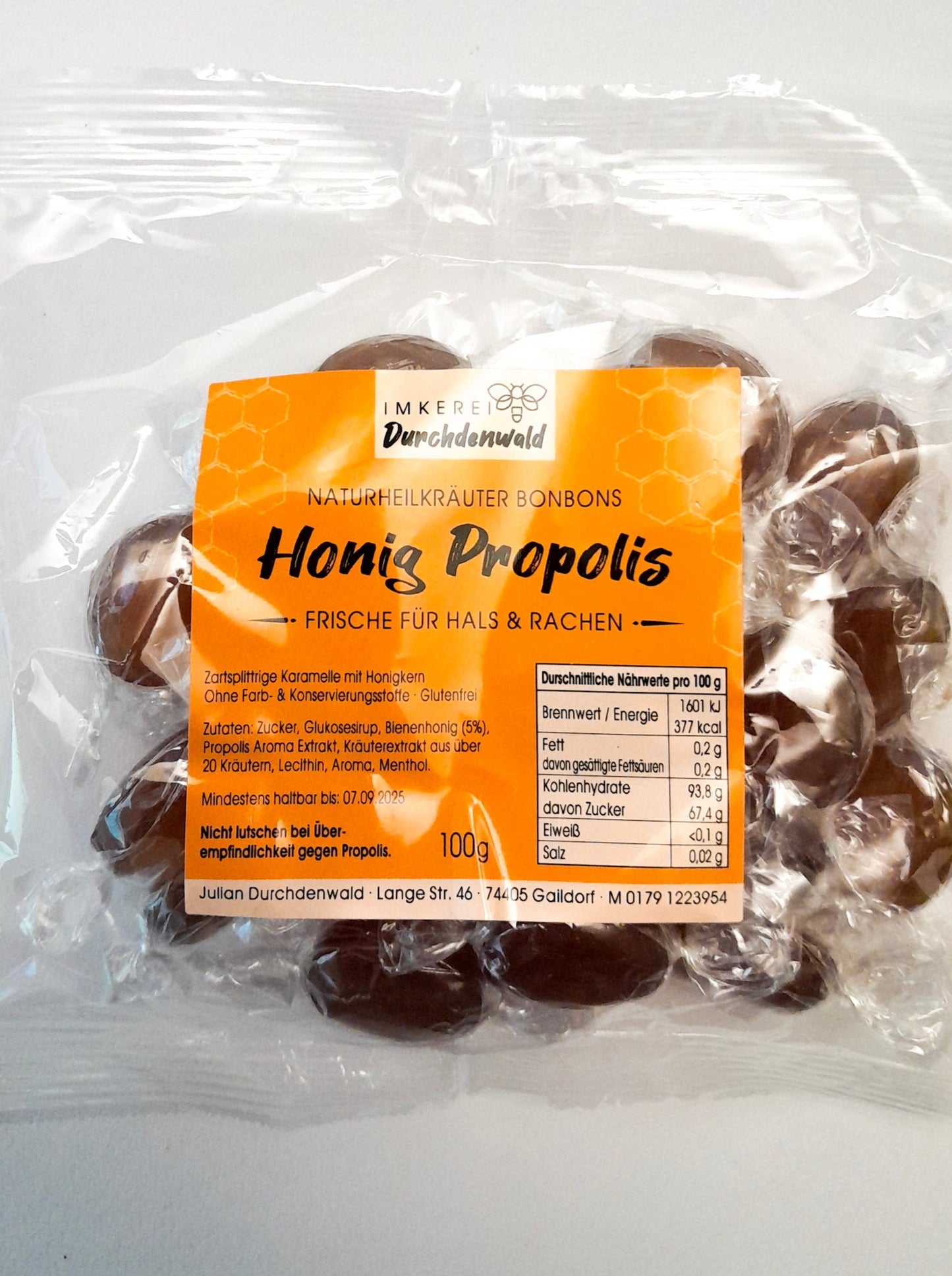 Honig Propolis Bonbons 100g