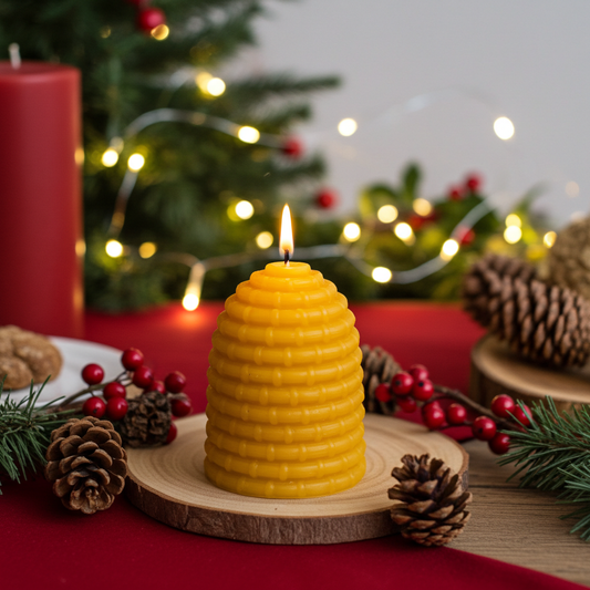 Bienenwachskerze - Bienenkorb